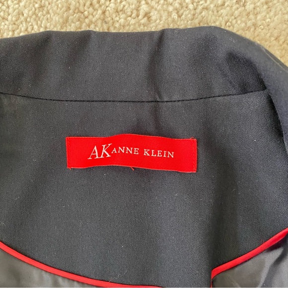 Anne Klein Women’s Navy Blazer with Gold Buttons and Patches - Picture 7 of 8